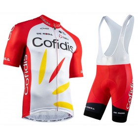 Completo Maglia + Pantaloncino con bretelle 2020 Team Cofidis N001